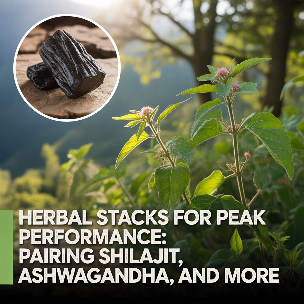 Shilajit, Ashwagandha & 5 Powerful Herbal Stacks for Peak Performance